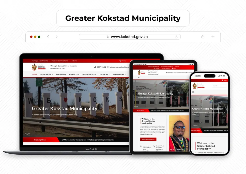 Greater Kokstad Municipality website project