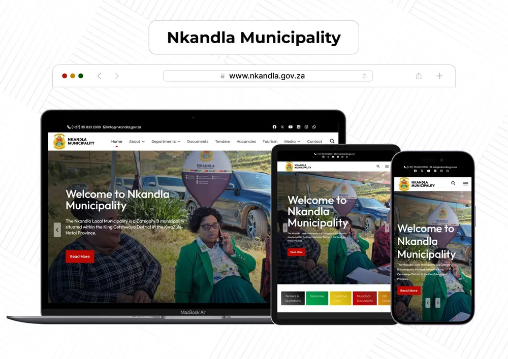 Nkandla Municipality website project